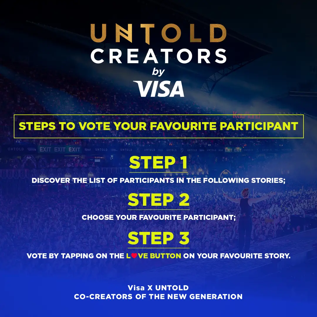 UNTOLD CREATORS by Visa: Cast Your Vote Now!